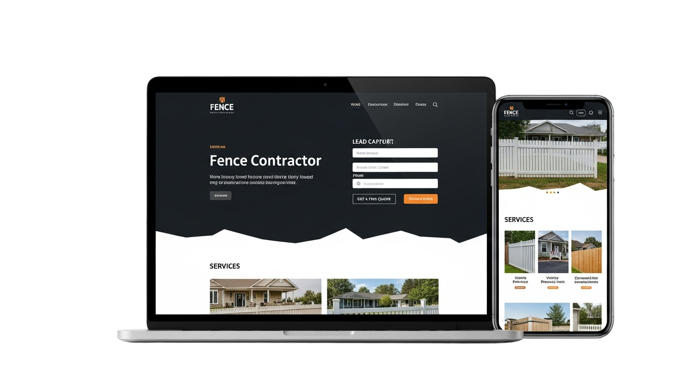 Fencing website example